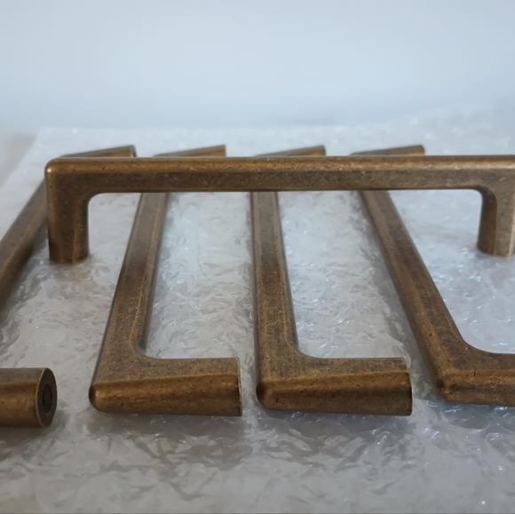 5PCS- 5" Brass Center Bar Pull - Picture 5 of 5